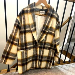 Brand New Plaid Coat